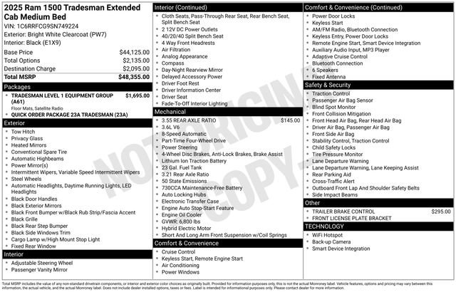Used 2025 RAM 1500 Tradesman image 4