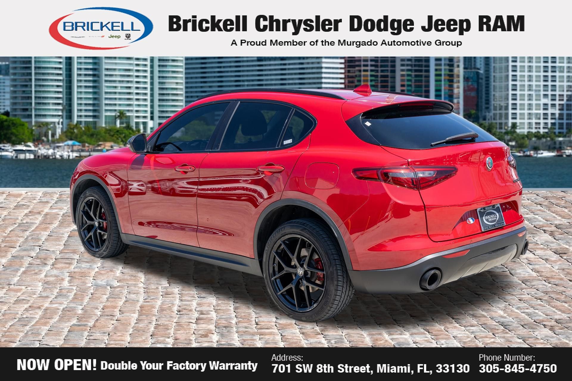 Used 2019 Alfa Romeo Stelvio Sport w/ Quick Order Package 22K Sport RWD image 8