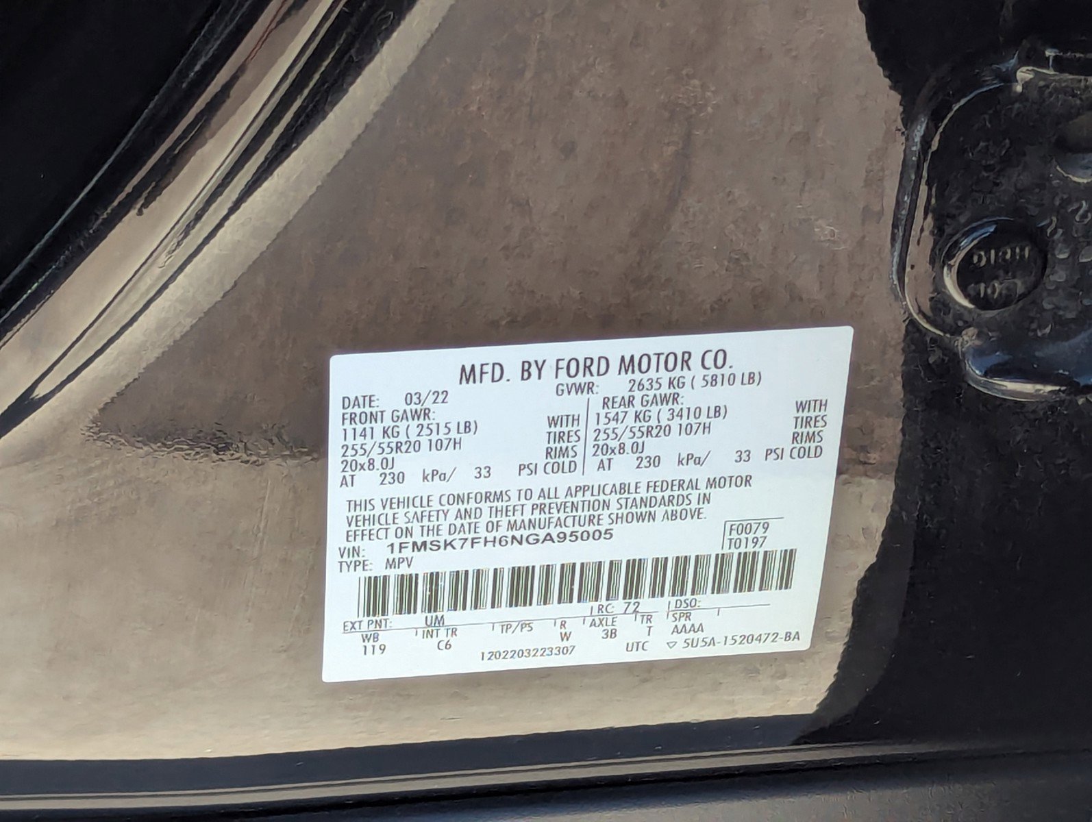 Used 2022 Ford Explorer Limited w/ Equipment Group 301A image 34