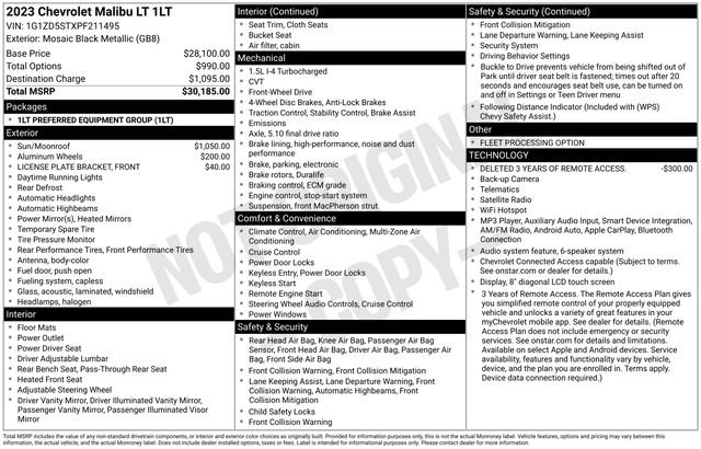 Certified 2023 Chevrolet Malibu LT FWD image 5