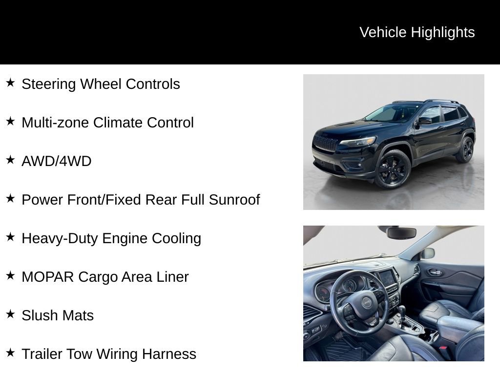Used 2021 Jeep Cherokee Latitude Lux w/ Sun & Sound Group AWD/4WD image 16