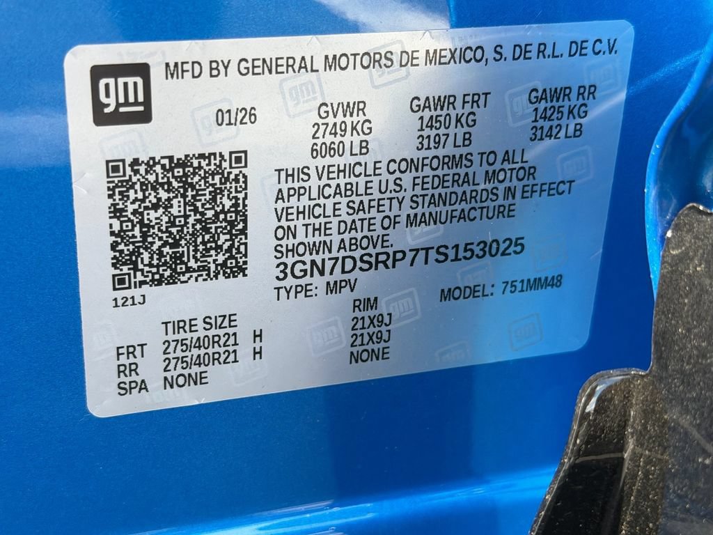 New 2026 Chevrolet Equinox EV RS w/ LPO, Active Package FWD image 12