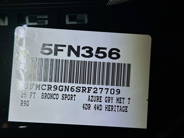 New 2025 Ford Bronco Sport Heritage w/ Convenience Package image 24