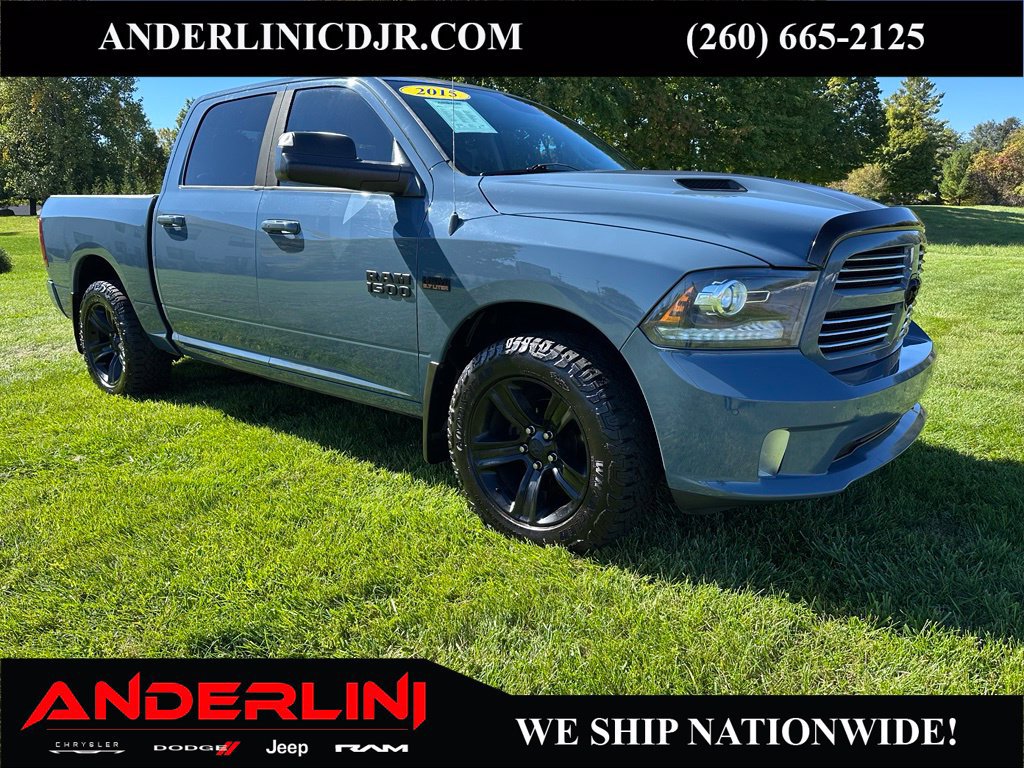 Used 2015 RAM 1500 Sport w/ Ceramic Blue Sport Package AWD/4WD image 1