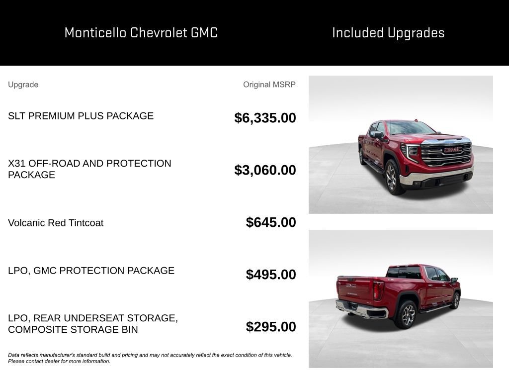 New 2026 GMC Sierra 1500 SLT w/ SLT Premium Plus Package AWD/4WD image 5