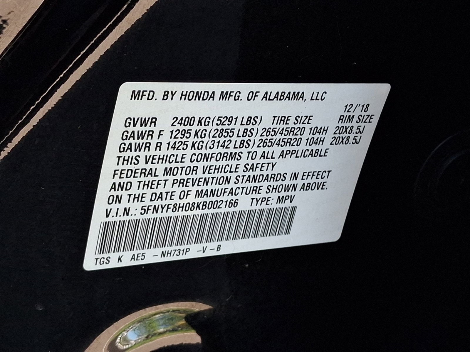 Used 2019 Honda Passport Elite image 29