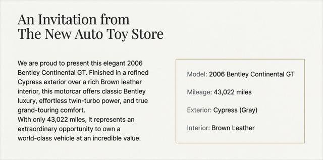 Used 2006 Bentley Continental GT image 4