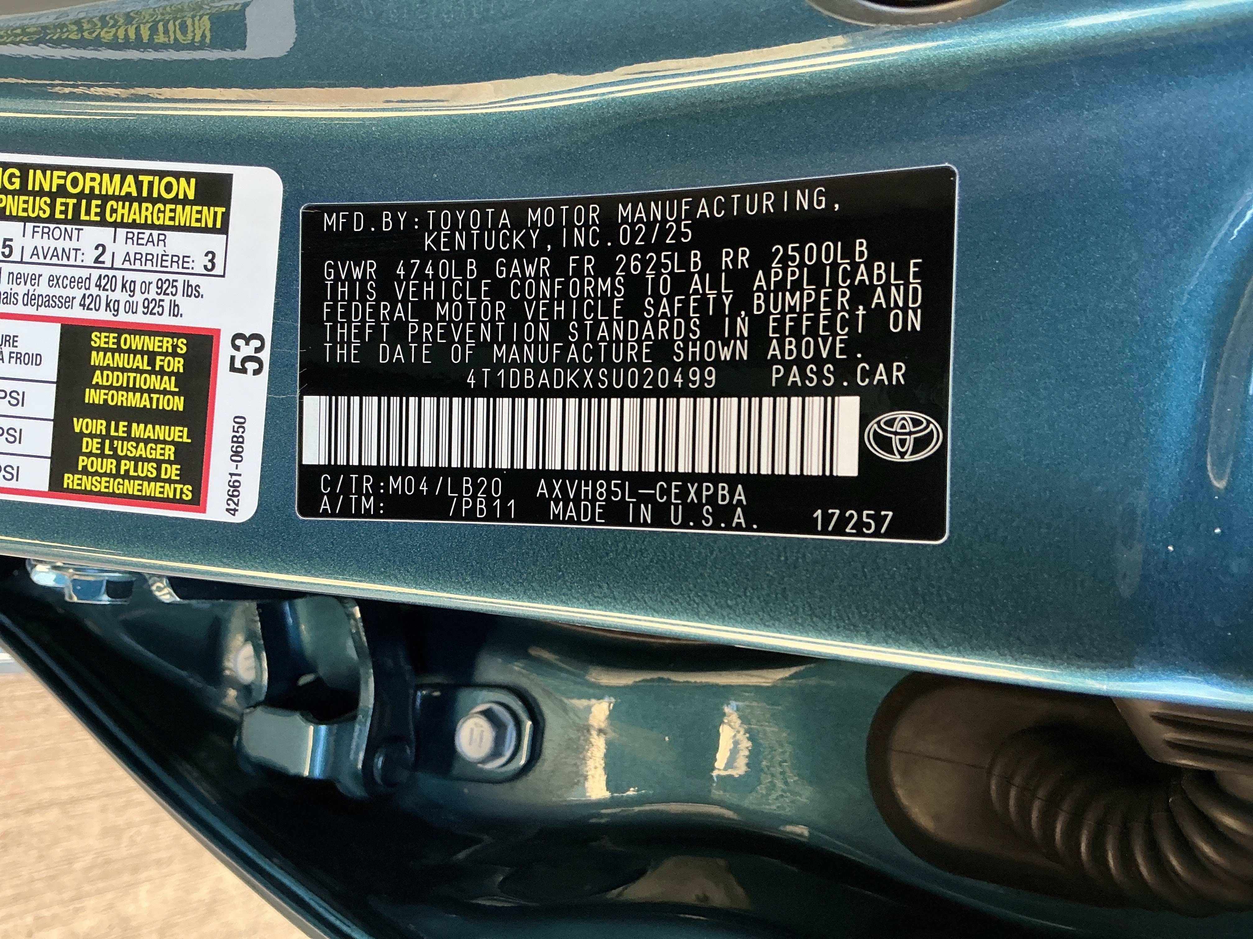 Certified 2025 Toyota Camry XSE image 25