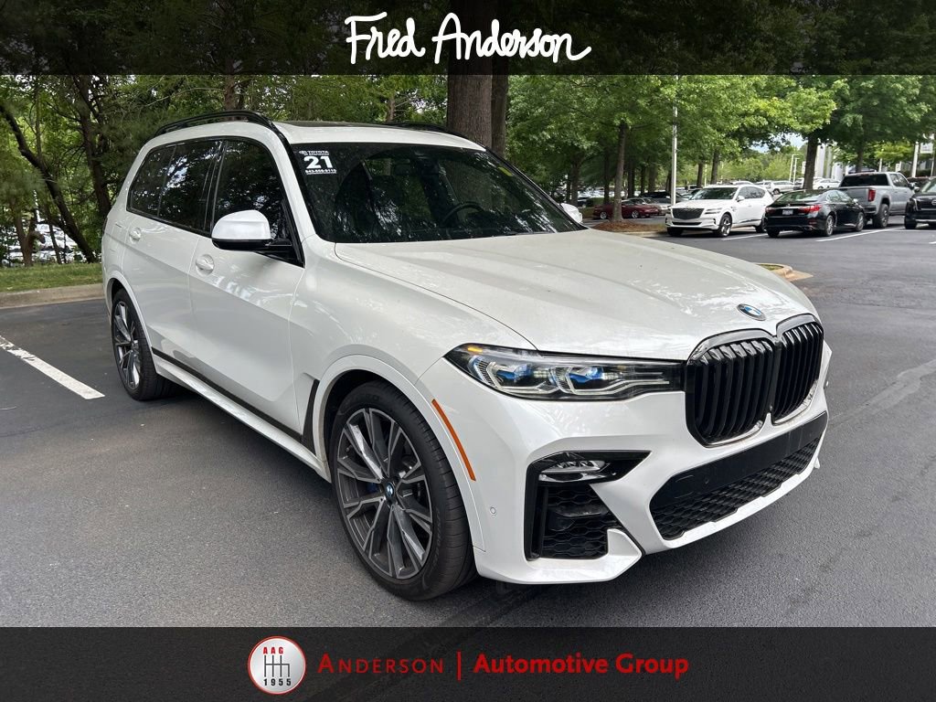 Used 2021 BMW X7 M50i w/ Dynamic Handling Package AWD/4WD image 1