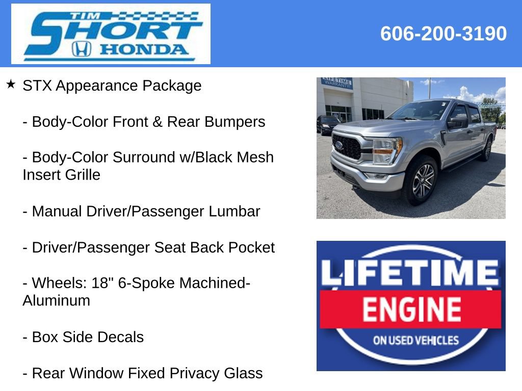Used 2021 Ford F150 XL w/ STX Appearance Package AWD/4WD image 9