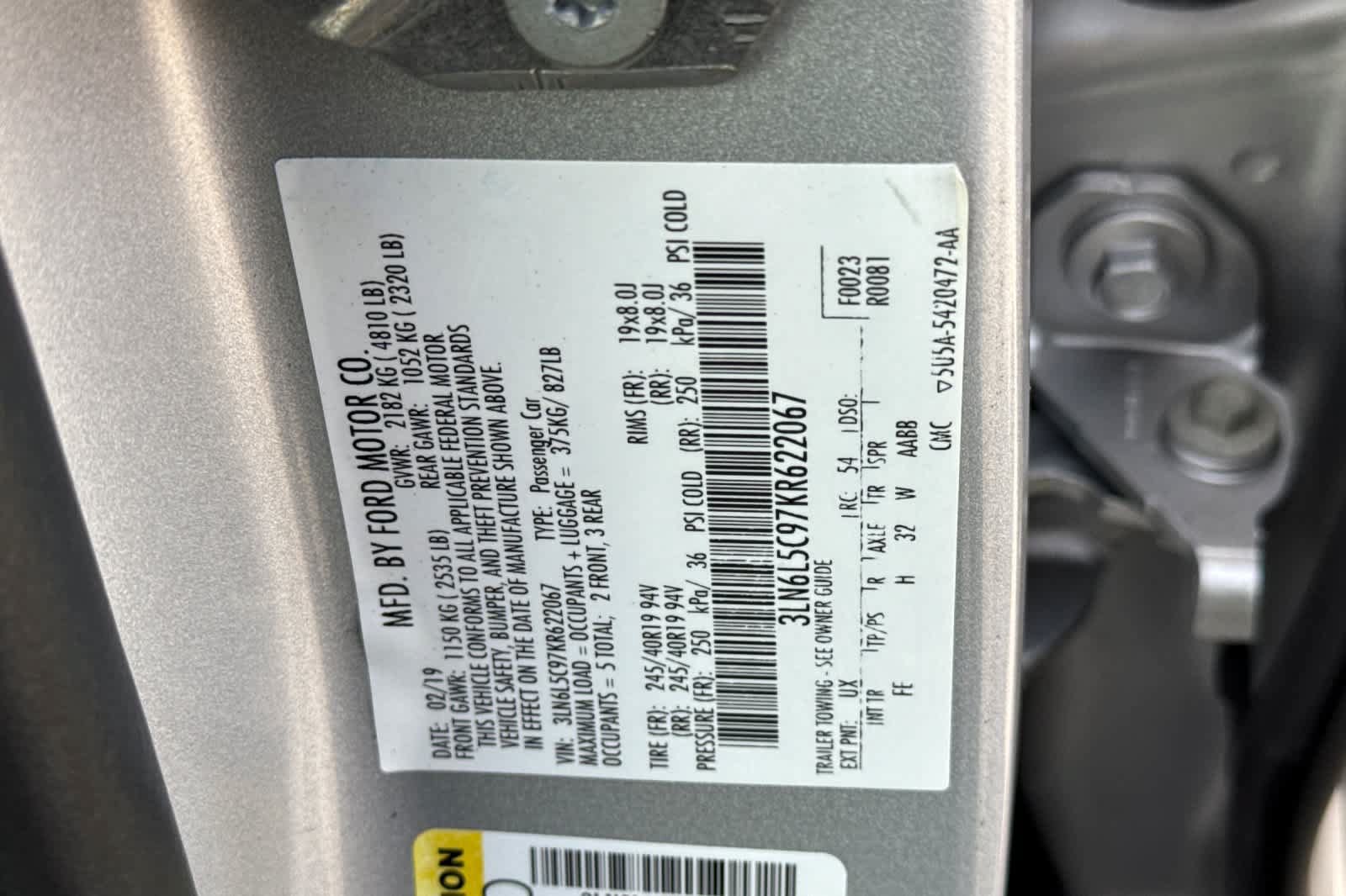 Used 2019 Lincoln MKZ Reserve w/ Reserve Plus Package FWD image 34