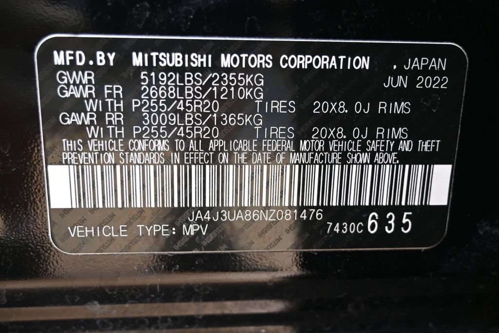 Used 2022 Mitsubishi Outlander SE FWD image 44
