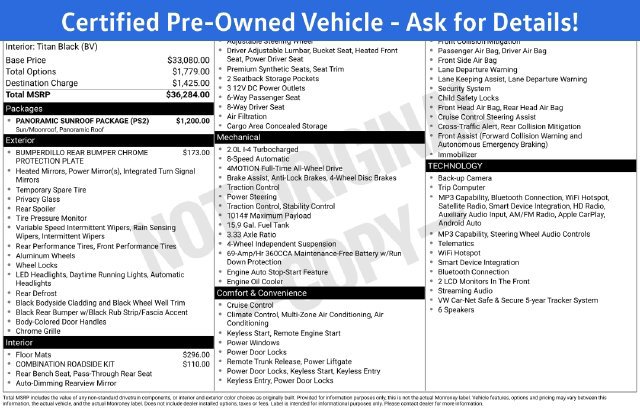 Certified 2024 Volkswagen Tiguan SE w/ Panoramic Sunroof Package AWD/4WD image 7