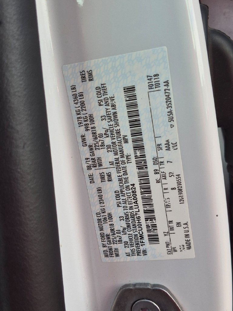 Used 2020 Ford Escape SEL FWD image 28