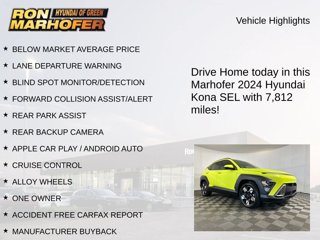 Used 2024 Hyundai Kona SEL FWD image 15