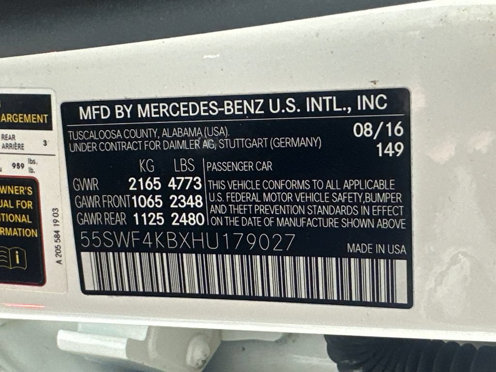 Used 2017 Mercedes-Benz C 300 4MATIC Sedan image 35