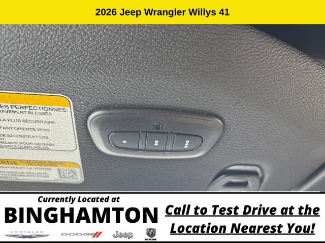 New 2026 Jeep Wrangler Unlimited Sport AWD/4WD image 12