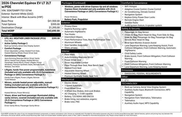 New 2026 Chevrolet Equinox EV LT image 5