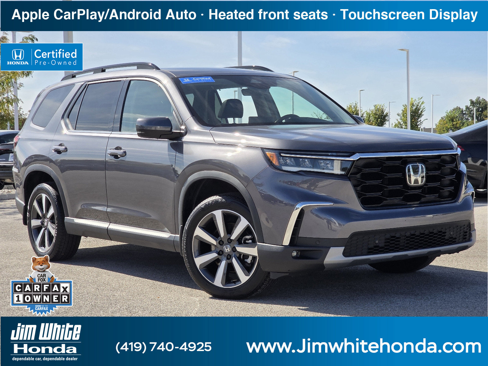 Certified 2025 Honda Pilot Touring image 1
