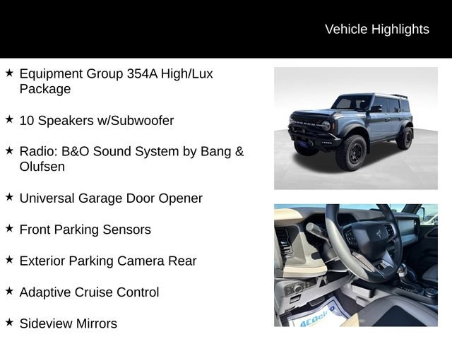 Certified 2024 Ford Bronco Wildtrak AWD/4WD image 8