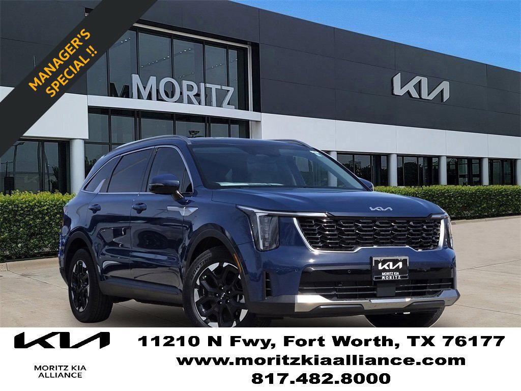 New 2025 Kia Sorento S w/ Panoramic Sunroof Package