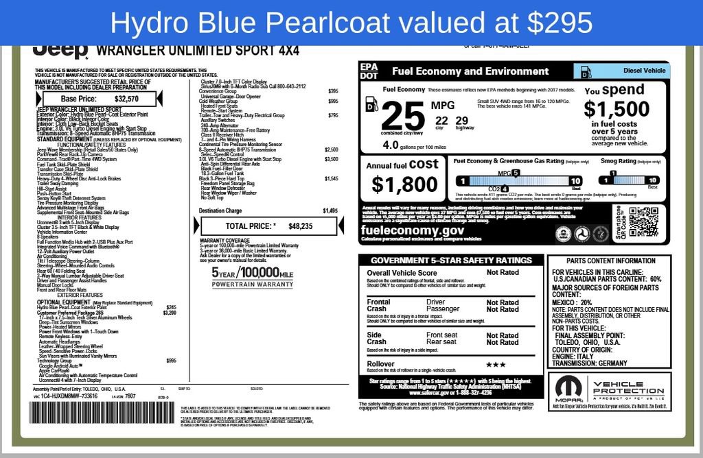 Used 2021 Jeep Wrangler Unlimited Sport image 14