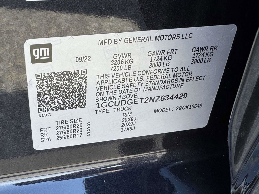 Used 2022 Chevrolet Silverado 1500 LTZ AWD/4WD image 28