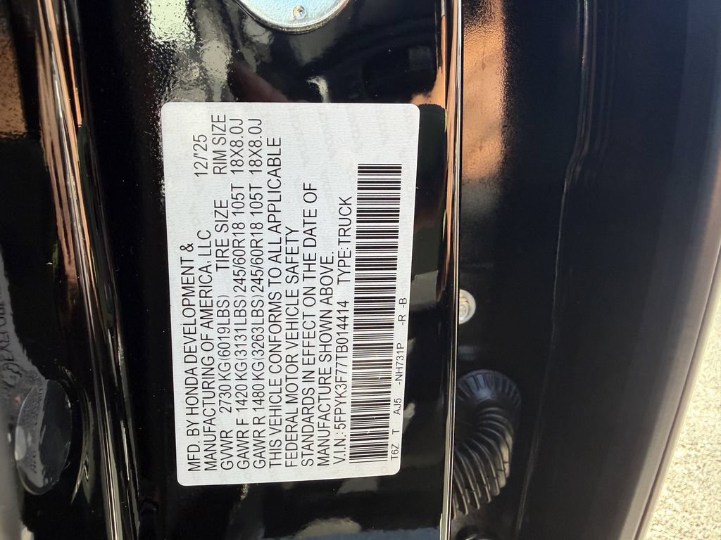 New 2026 Honda Ridgeline TrailSport image 28