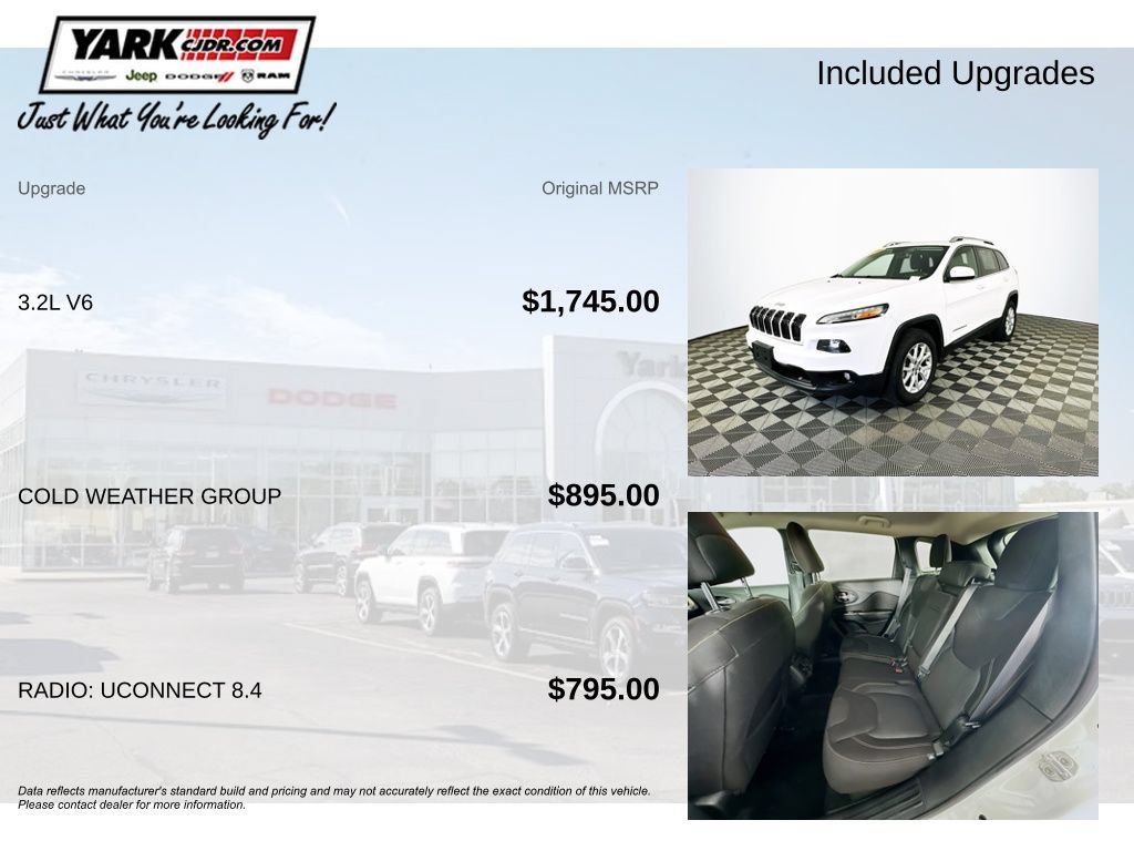 Certified 2016 Jeep Cherokee Latitude w/ Cold Weather Group AWD/4WD image 5