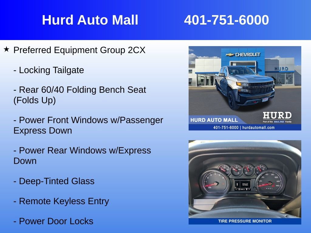 Used 2020 Chevrolet Silverado 1500 Custom Trail Boss w/ Custom Convenience Package image 6