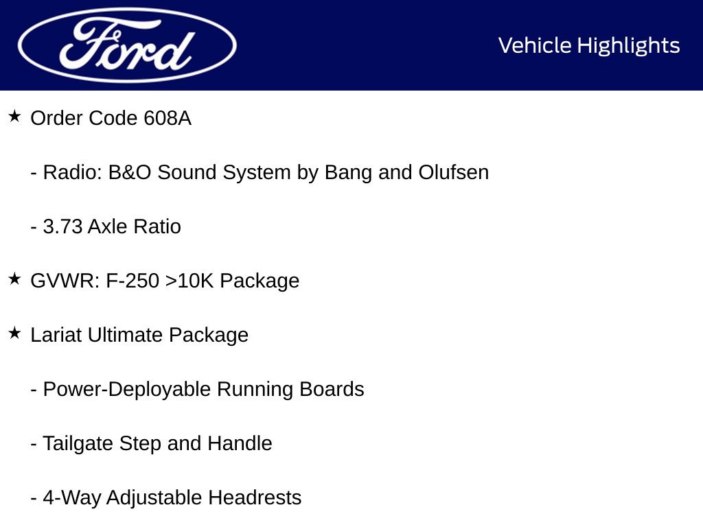 New 2026 Ford F250 Lariat w/ Black Appearance Package AWD/4WD image 15