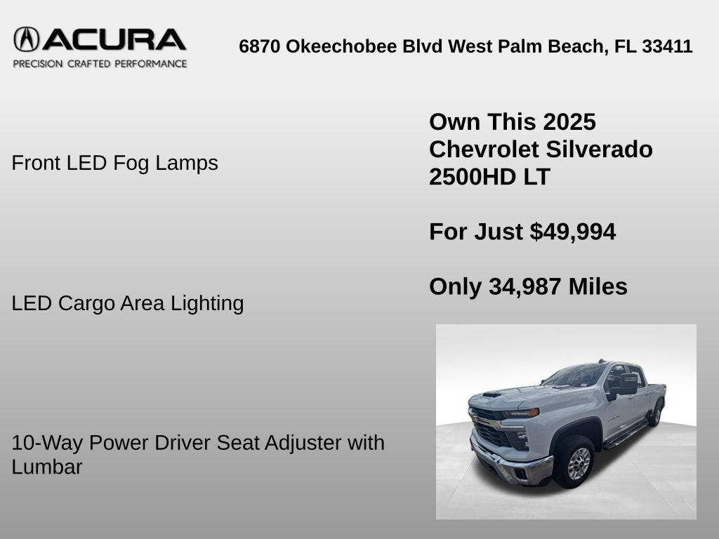 Used 2025 Chevrolet Silverado 2500 LT w/ Convenience Package AWD/4WD image 18