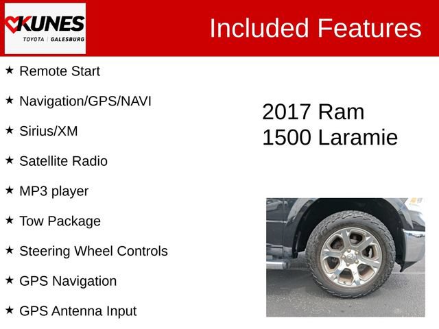 Used 2017 RAM 1500 Laramie w/ Convenience Group AWD/4WD image 3