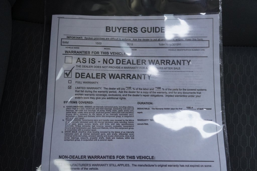 Used 2018 RAM 1500 Express w/ Black Ram 1500 Express Group image 35