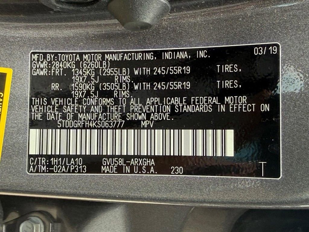 Used 2019 Toyota Highlander Limited Platinum AWD/4WD image 30