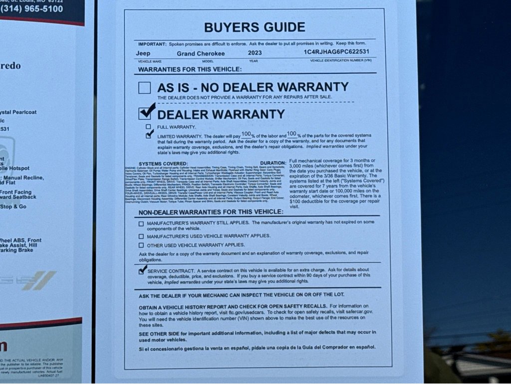 Used 2023 Jeep Grand Cherokee Laredo image 26