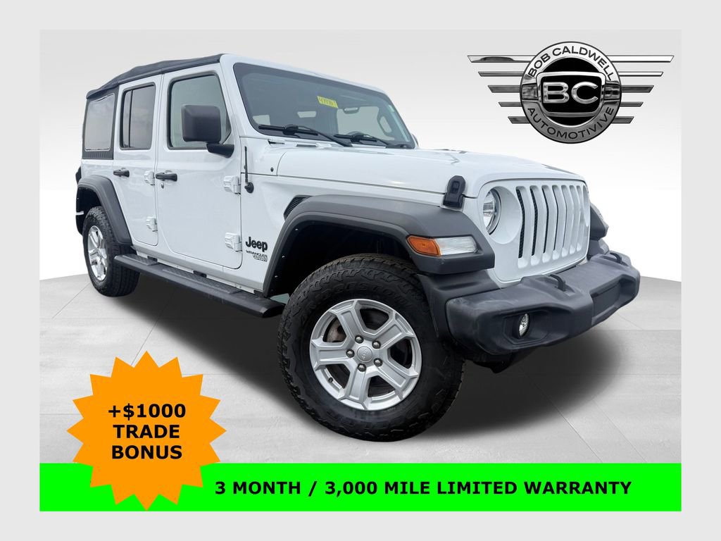 Used 2021 Jeep Wrangler Unlimited Sport image 1