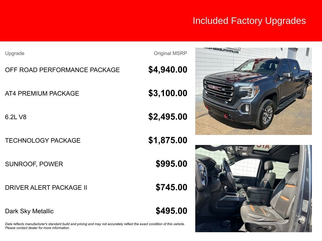 Used 2019 GMC Sierra 1500 AT4 w/ Off Road Performance Package image 5