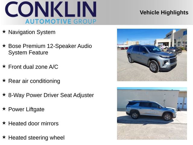 Used 2025 Chevrolet Traverse LT w/ Enhanced Driving Package image 2