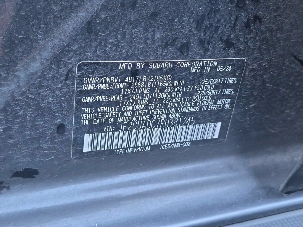 Used 2024 Subaru Crosstrek 2.0i Premium AWD/4WD image 29