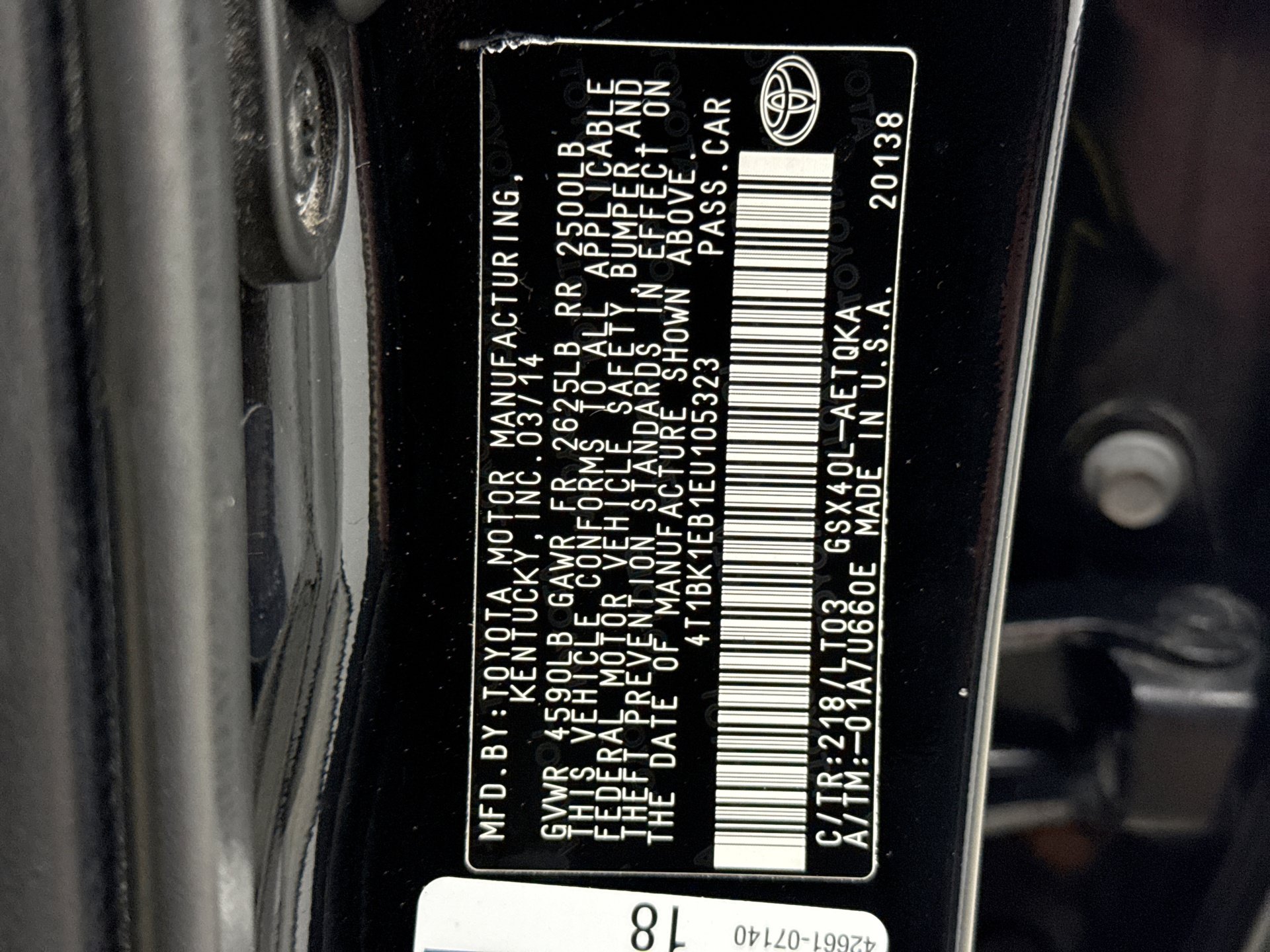 Used 2014 Toyota Avalon XLE Touring FWD image 21