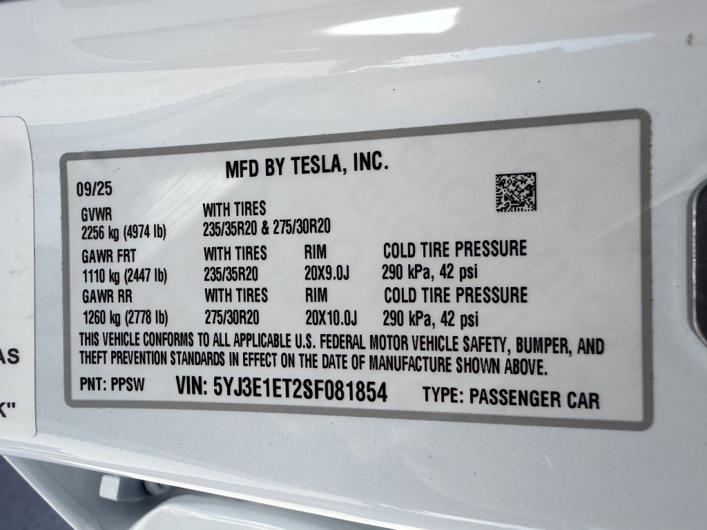 Used 2025 Tesla Model 3 Performance AWD/4WD image 49