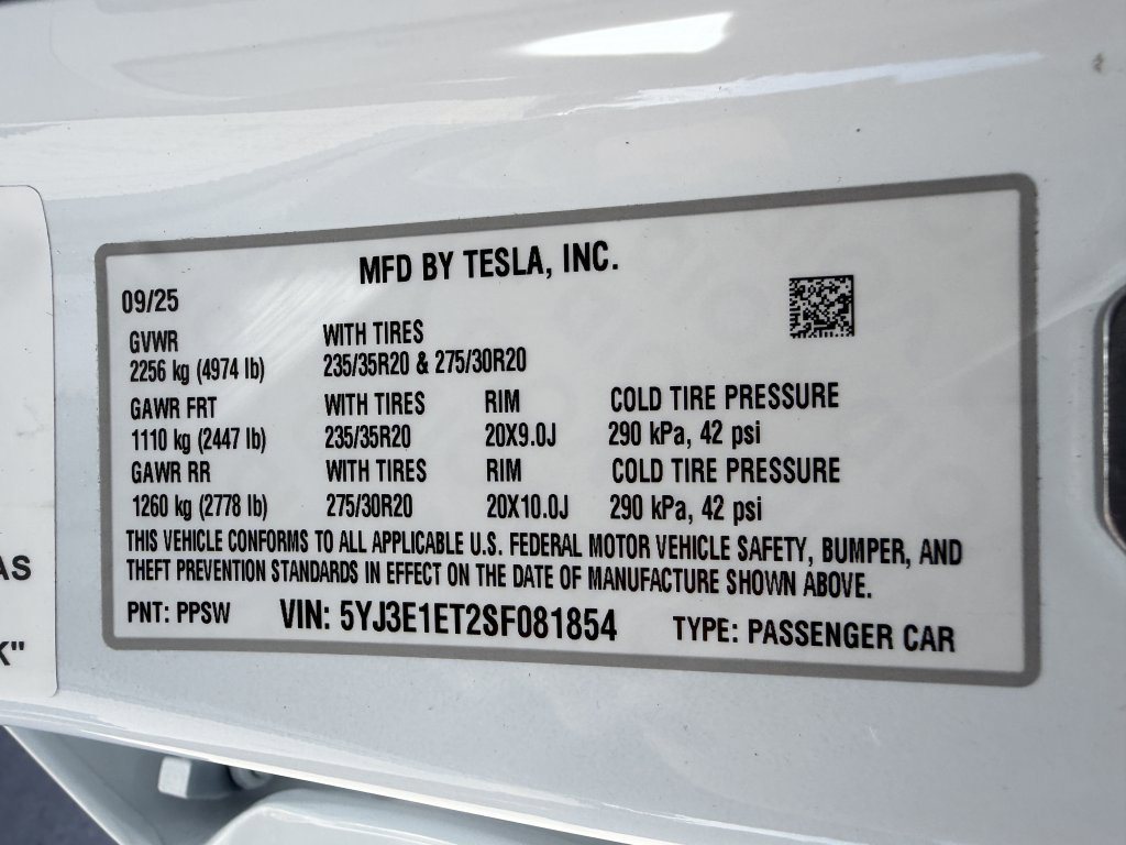 Used 2025 Tesla Model 3 Performance AWD/4WD image 49
