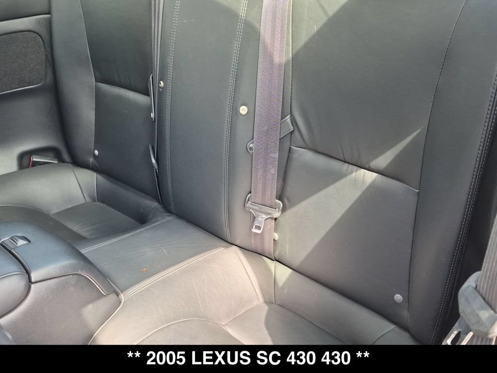Used 2005 Lexus SC 430 Convertible w/ Preferred Accessory Pkg RWD image 3
