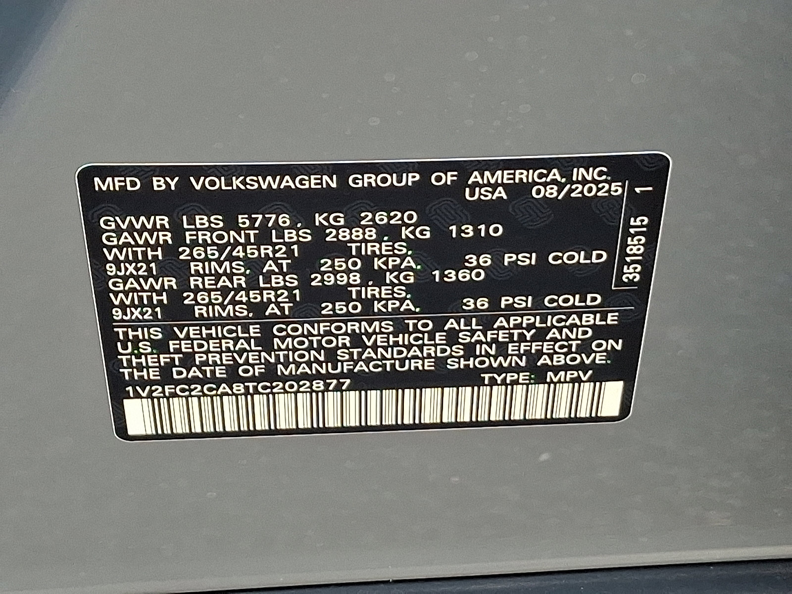 New 2026 Volkswagen Atlas Cross Sport SEL Premium R-Line image 10