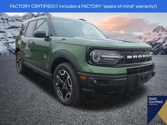 Certified 2023 Ford Bronco Sport Outer Banks w/ Tech Package