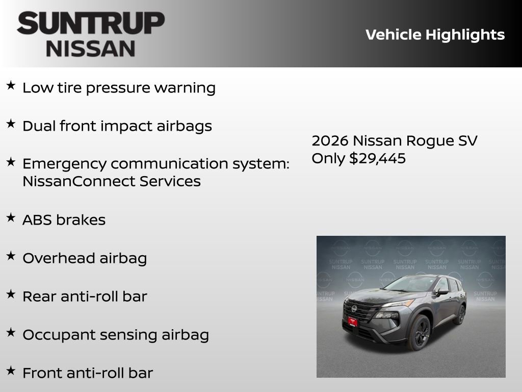 New 2026 Nissan Rogue SV image 16
