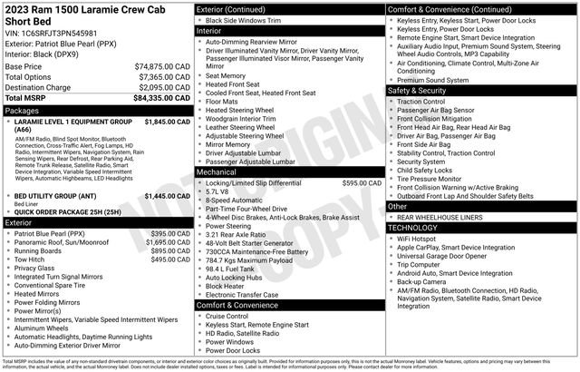 Used 2023 RAM 1500 Laramie image 34