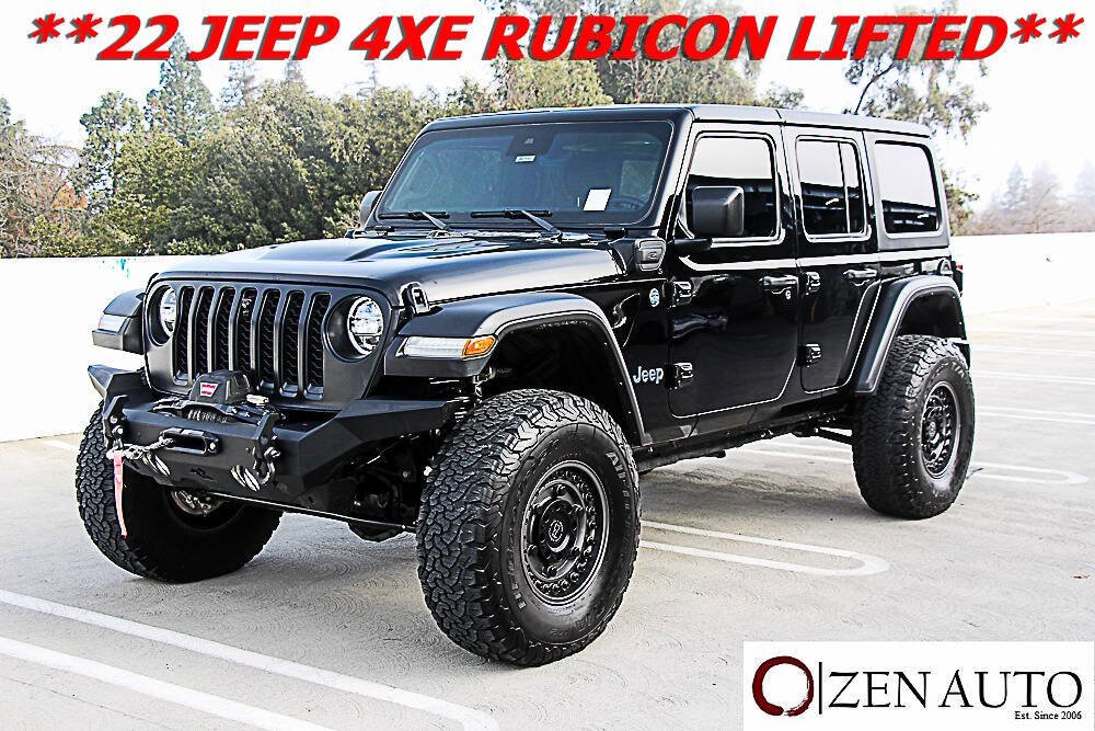 Used 2022 Jeep Wrangler Unlimited Rubicon 4xe w/ Cold Weather Group image 49