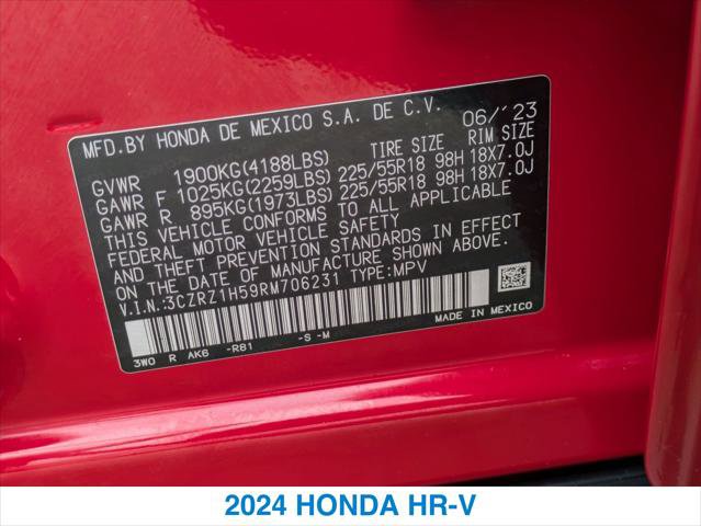 Certified 2024 Honda HR-V Sport image 26